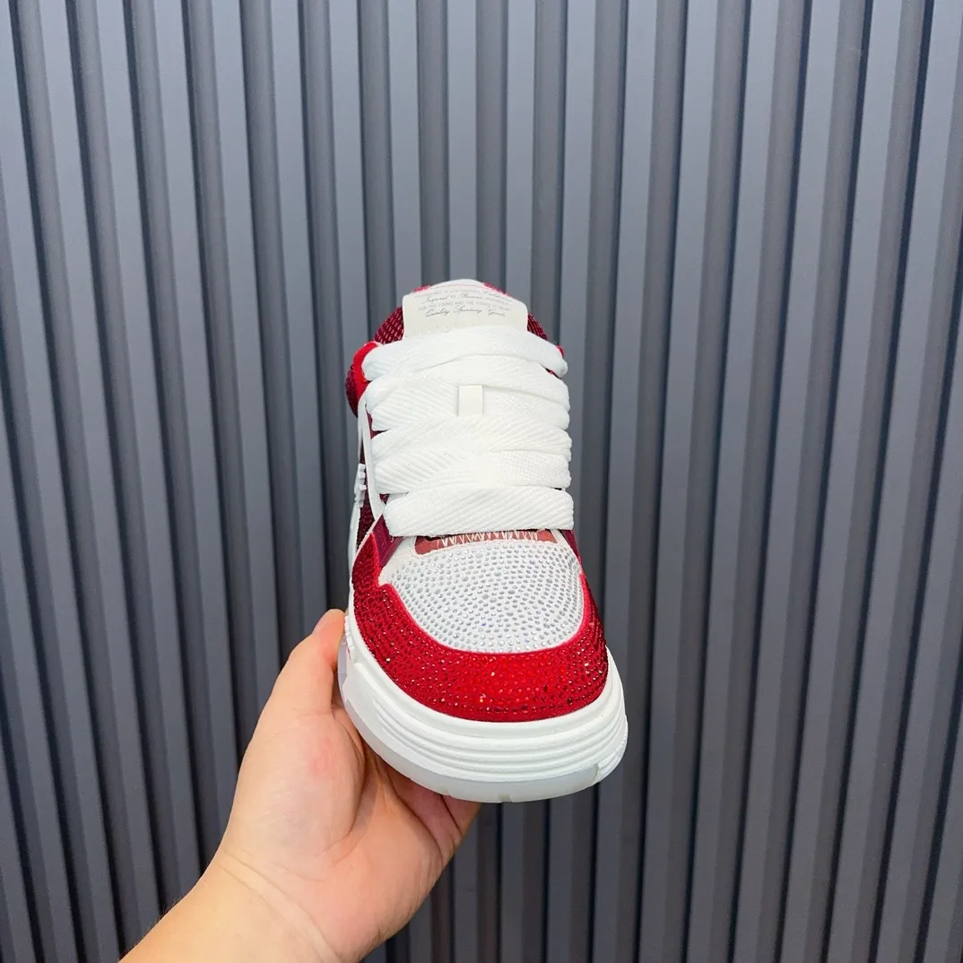 Men's shoes 💰760💰 AMIRI AMIRI fashion brand hot sale 🔥 Available all year round, couples 💑 Official website synchronization Imported fabrics 1⃣️ vs 1⃣️ replica, original factory special original sole, 35-45 (45. non-refundable)